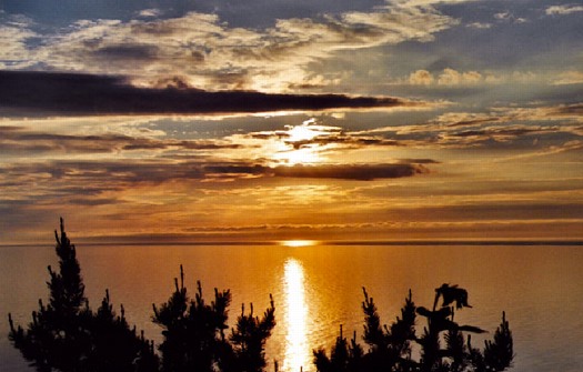 Lake Michigan Sunset: D-156